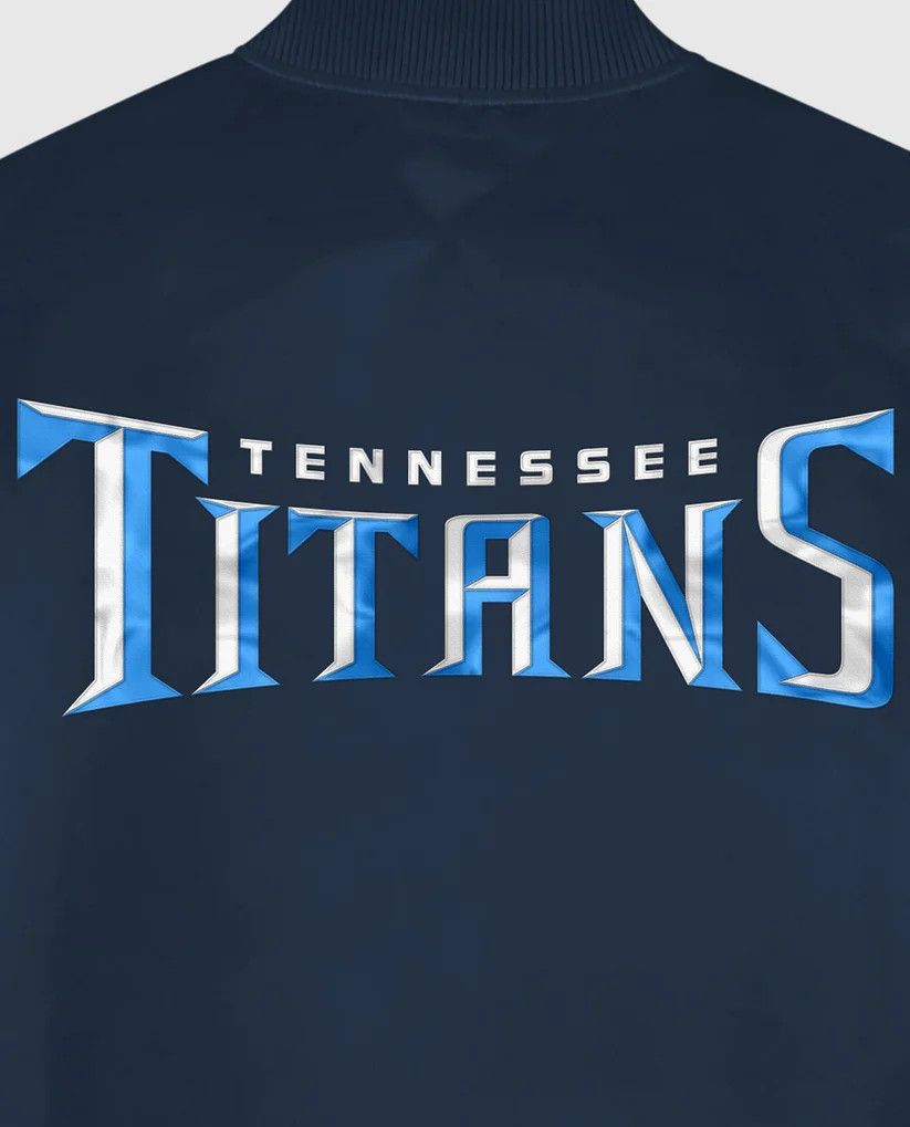 Starter NFL Tennessee Titans Varsity Satin Full-Snap Jacket Size US M / EU 48-50 / 2 - 3 Thumbnail