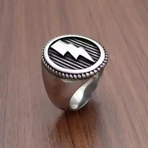 Hypebeast Lightning Bolt Ring Size ONE SIZE - 4 Thumbnail