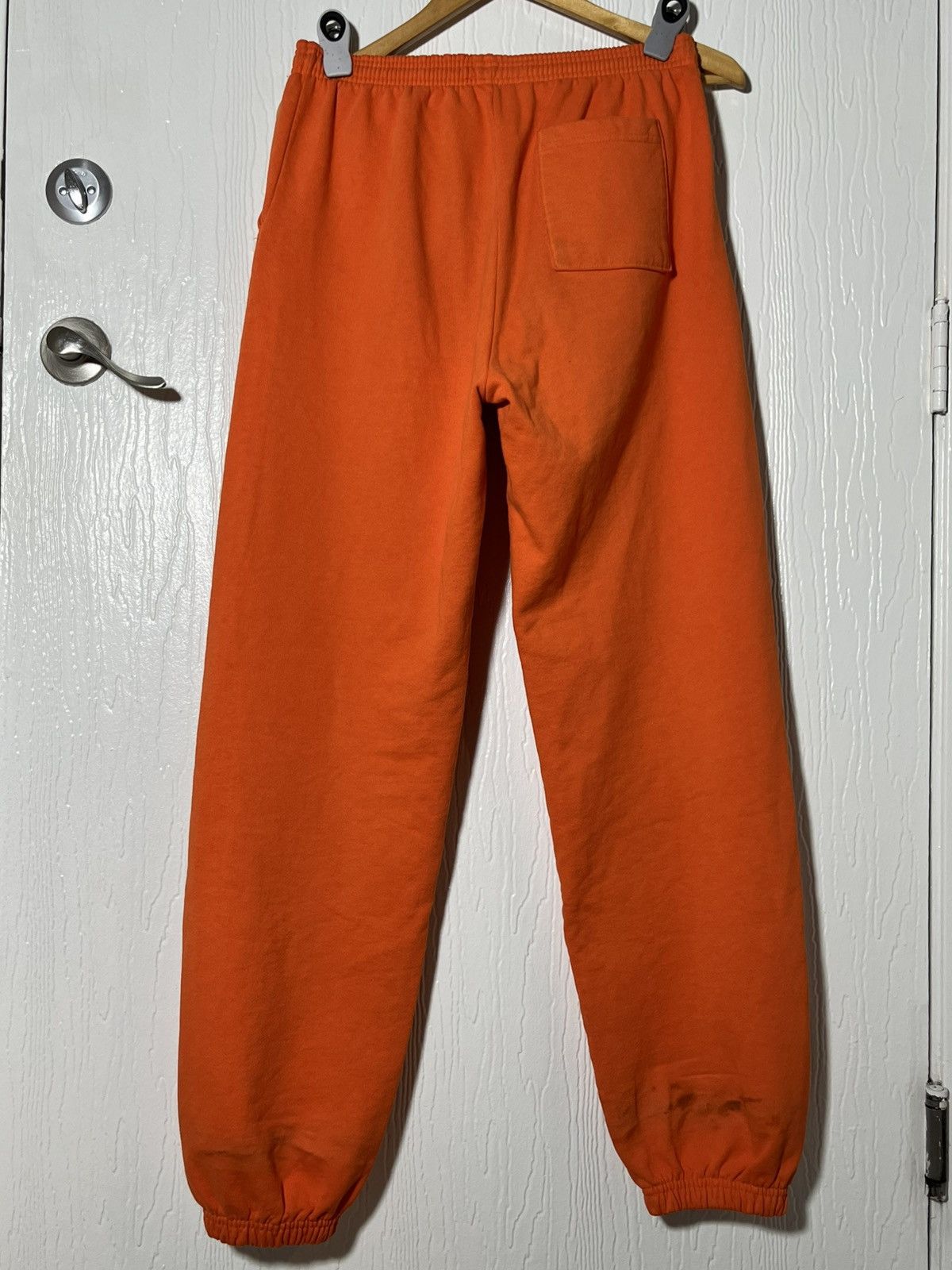 Young Thug SS24 Sp5der Legacy Sweatpants Joggers Orange Mens Medium Size US 30 / EU 46 - 4 Thumbnail