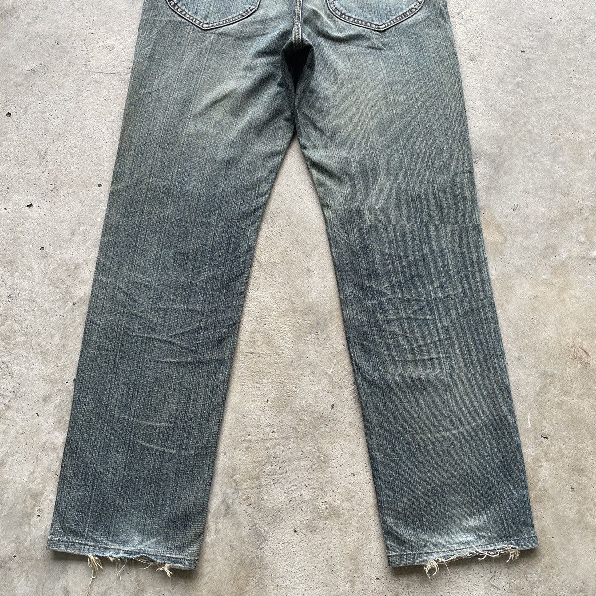 Japanese Brand Vintage Japan Distressed Faded Jeans Denim Pants W31x31 Size US 31 - 12 Thumbnail