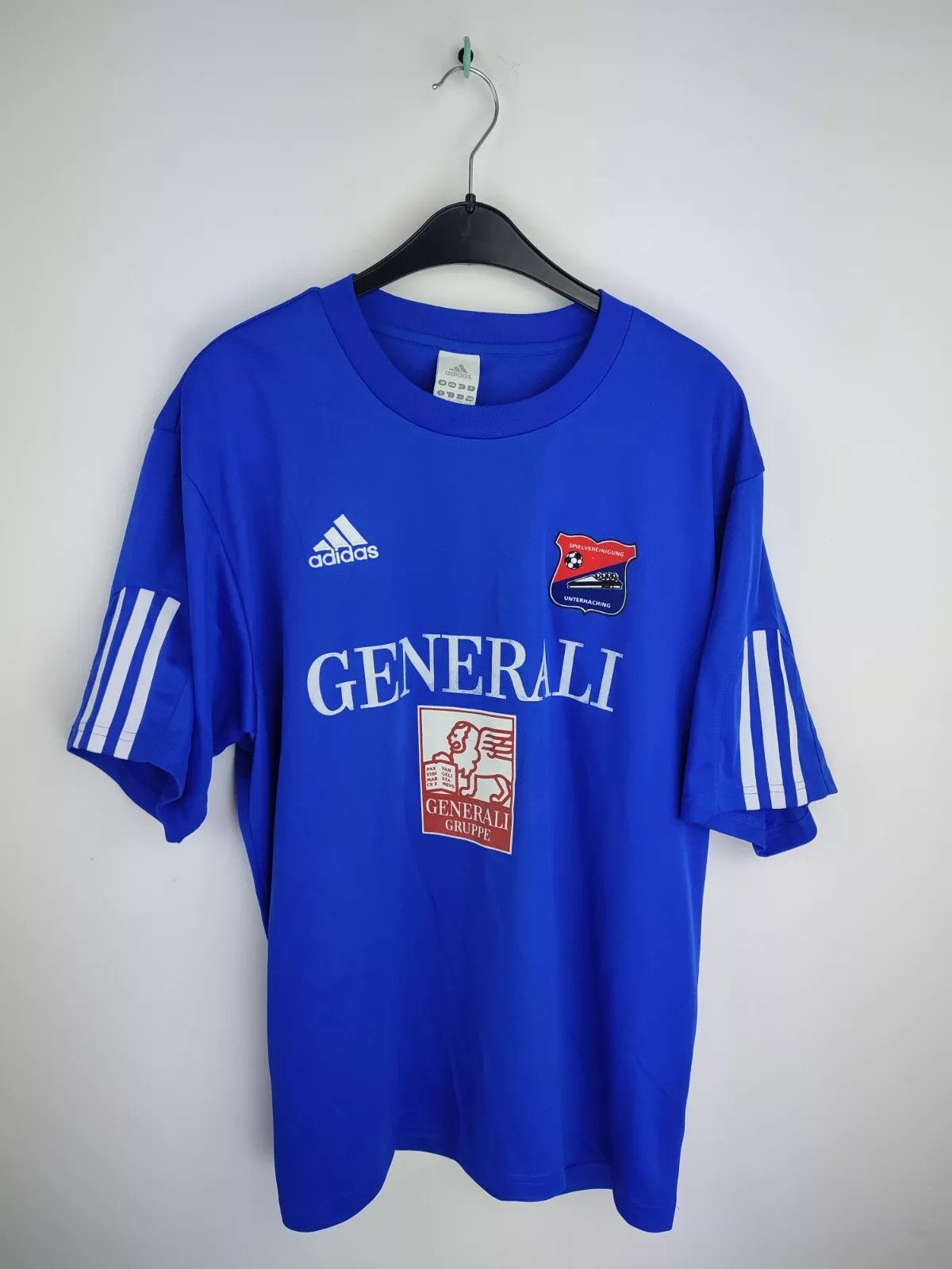 Adidas SpVgg Unterhaching #9 Away 2006 - 2007 FOOTBALL Kit SHIRT Size US L / EU 52-54 / 3 - 5 Thumbnail