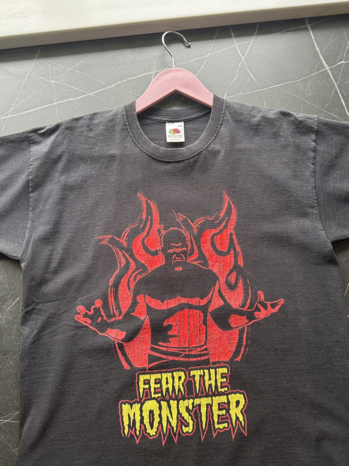 WWE Vintage 2001 WWE Kane Fear The Monster T Shirt Size US M / EU 48-50 / 2 - 2 Thumbnail