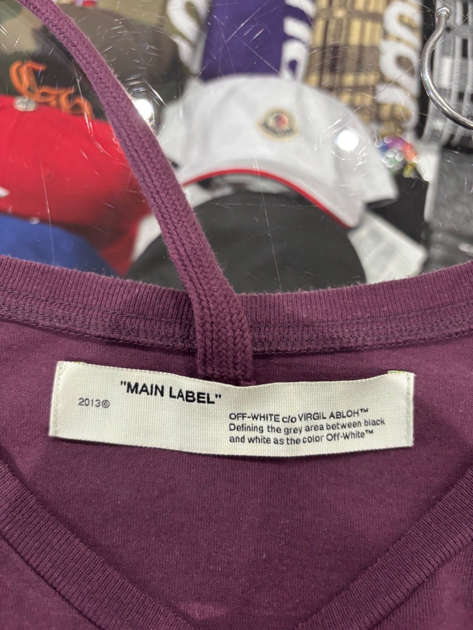 Off-White OFF-WHITE Diagonal Tape Arrows Crew Sweatshirt Purple Size US XL / EU 56 / 4 - 6 Thumbnail