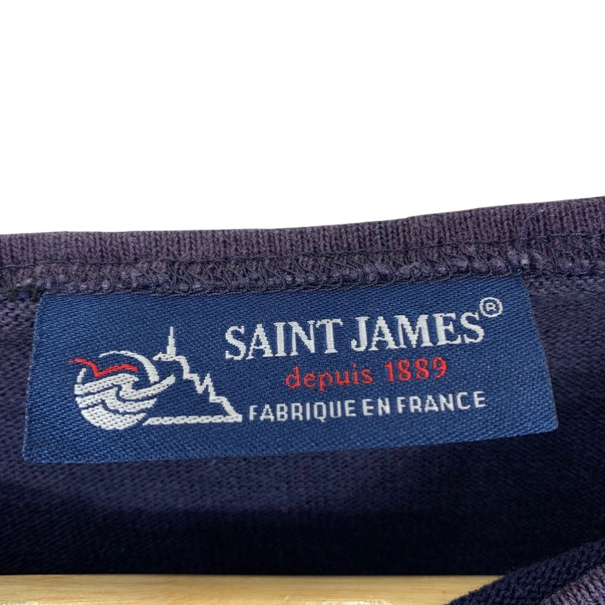 Saint James SAINT JAMES Depuis 1889 Plain Long Sleeve Shirt Size US S / EU 44-46 / 1 - 5 Thumbnail