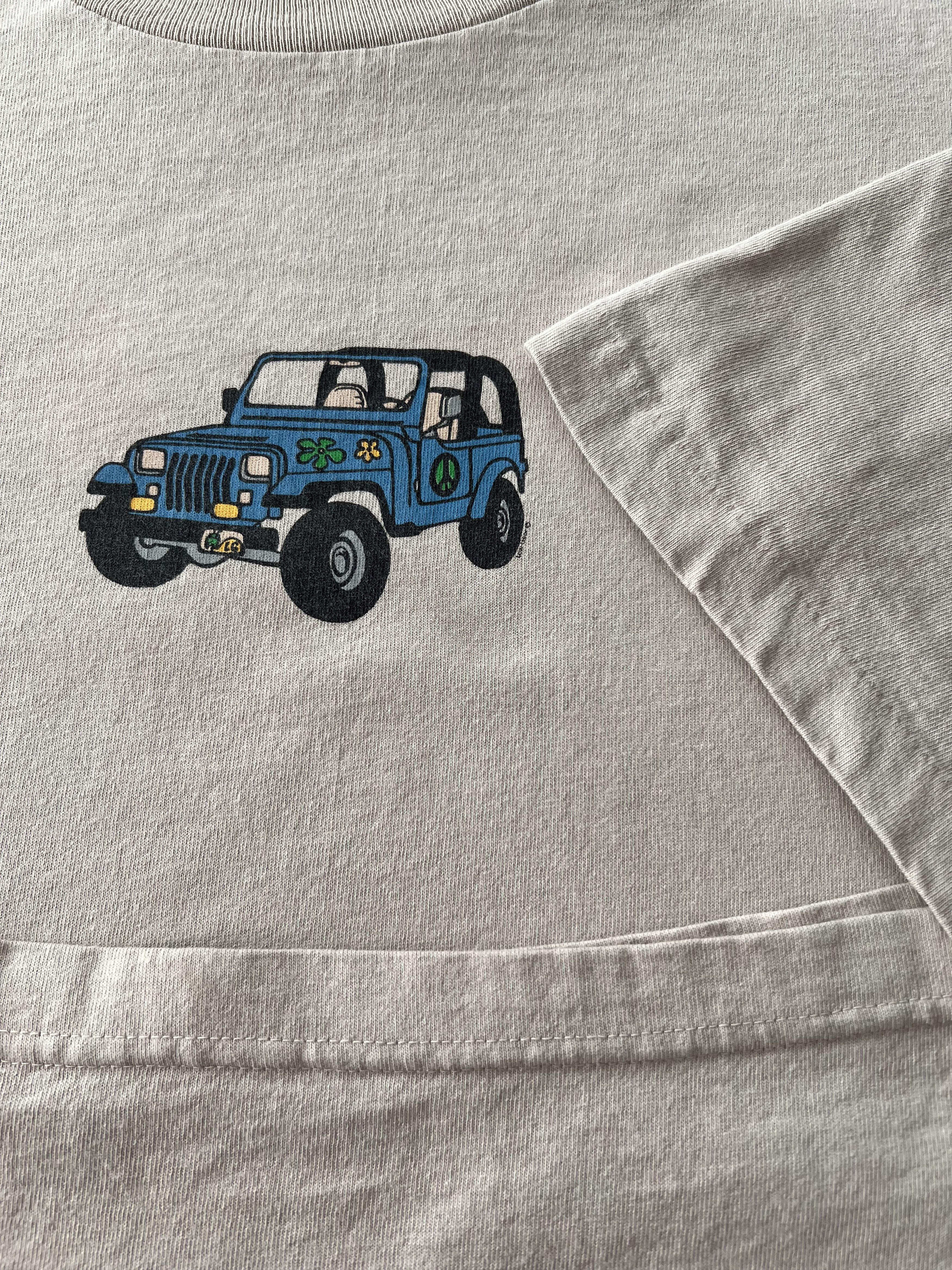 Vintage Vintage 90s Jeep Live The Life You Love Peace Hippy Promo Size US XL / EU 56 / 4 - 5 Thumbnail