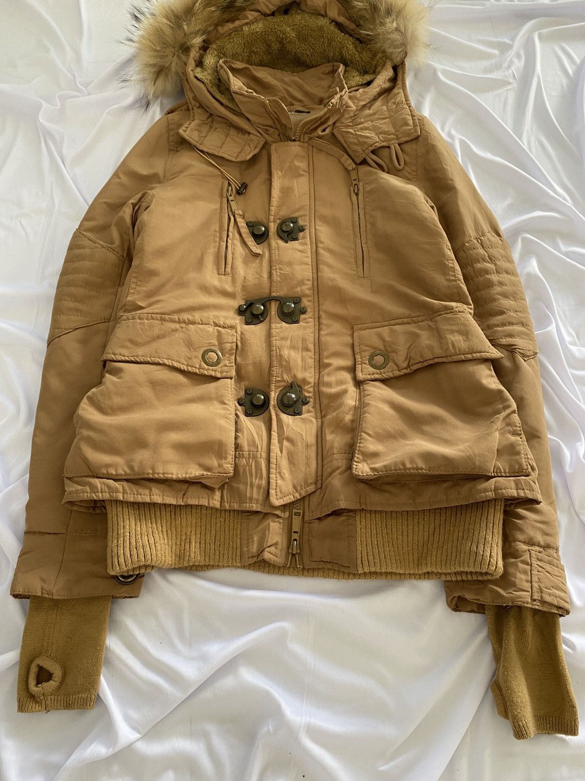 If Six Was Nine japan grunge fur jacket sly firemen clasp Size US M / EU 48-50 / 2 - 2 Thumbnail