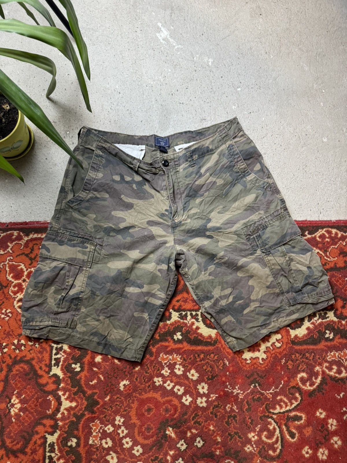 Gap × Vintage Vintage Y2K Gap Khakis Carti Yeezy Style Military Baggy Sho Size US 36 / EU 52 - 1 Thumbnail