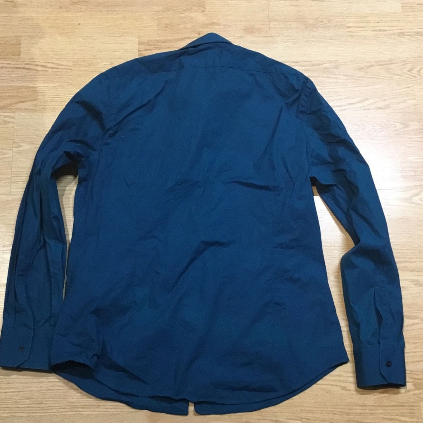 Express Express Fitted Stretch Cotton Shirt Size US XL / EU 56 / 4 - 4 Thumbnail