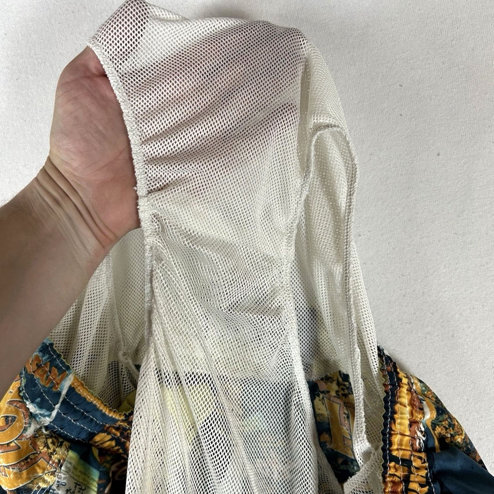 Vintage Caribbean Joe Swim Trunks Men's XXL All Over Print Hawaiian Drawstring Pockets Size ONE SIZE - 4 Thumbnail