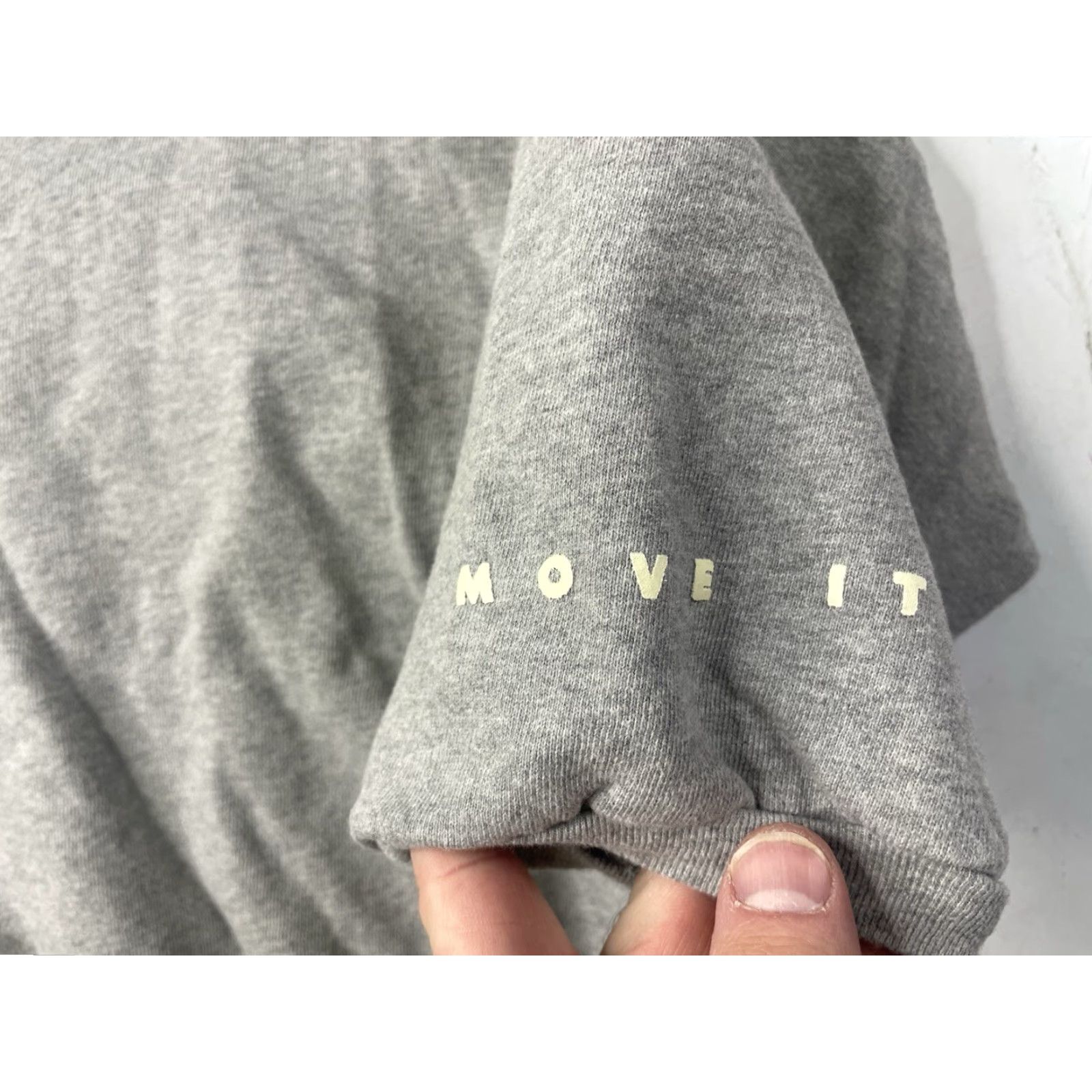 MOTHER Mother Sweatshirt Womens M Pullover V-Neck Long Sleeve Gray Cotton Fleece All Seasons USA 3/4 Sleeve The Loosen Up Cropped Size M / US 6-8 / IT 42-44 - 3 Thumbnail