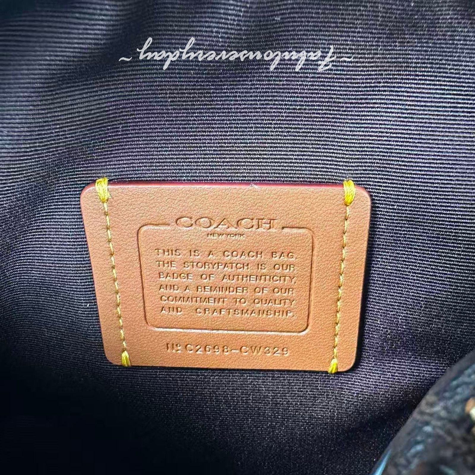 Coach Coach Mini Rowan Crossbody Sig Canvas Gold/Walnut/Black Size ONE SIZE - 7 Thumbnail