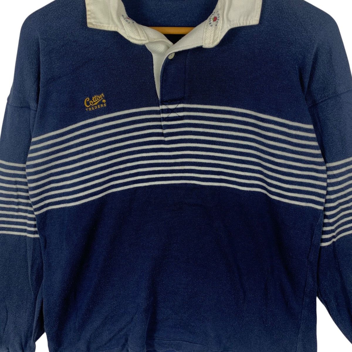 Cotton Traders Vintage 90’ COTTON TRADERS ENGLAND Rugby Tee Shirt Top Polo Size US M / EU 48-50 / 2 - 3 Thumbnail