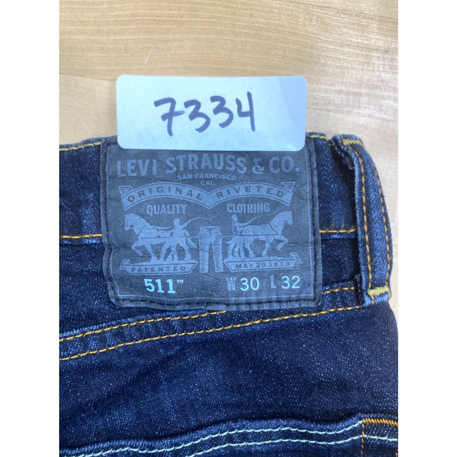 Levi's Levi's 511 Slim Fit Jeans Mens 30x31 Blue Denim Stretch Tapered Casual Regular Inseam 31 Size US 30 / EU 46 - 4 Thumbnail