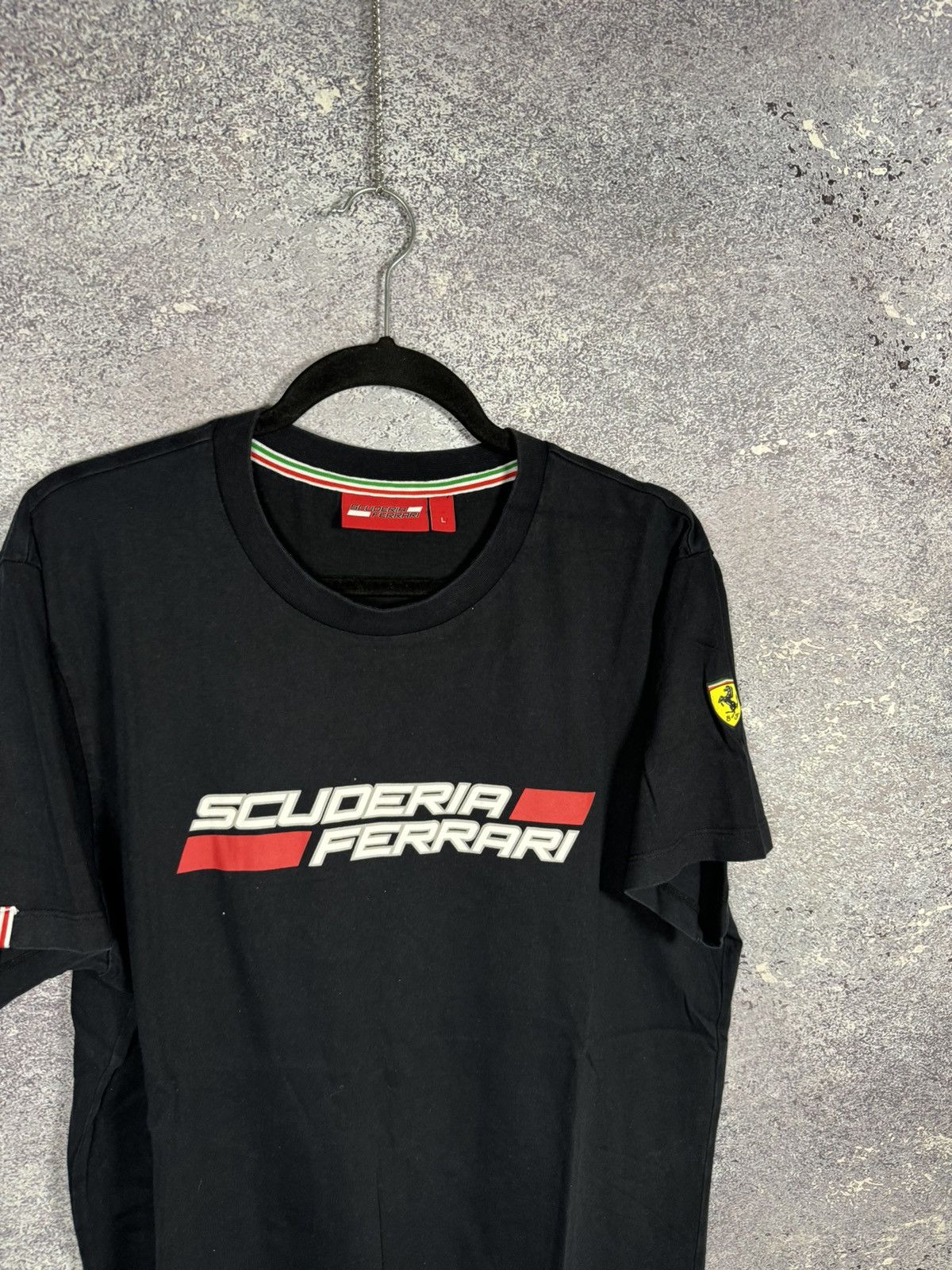 Ferrari × Formula 1 × Vintage Vintage Ferrari Scuderia Black T Shirt Racing F-1 L size Size US L / EU 52-54 / 3 - 3 Thumbnail