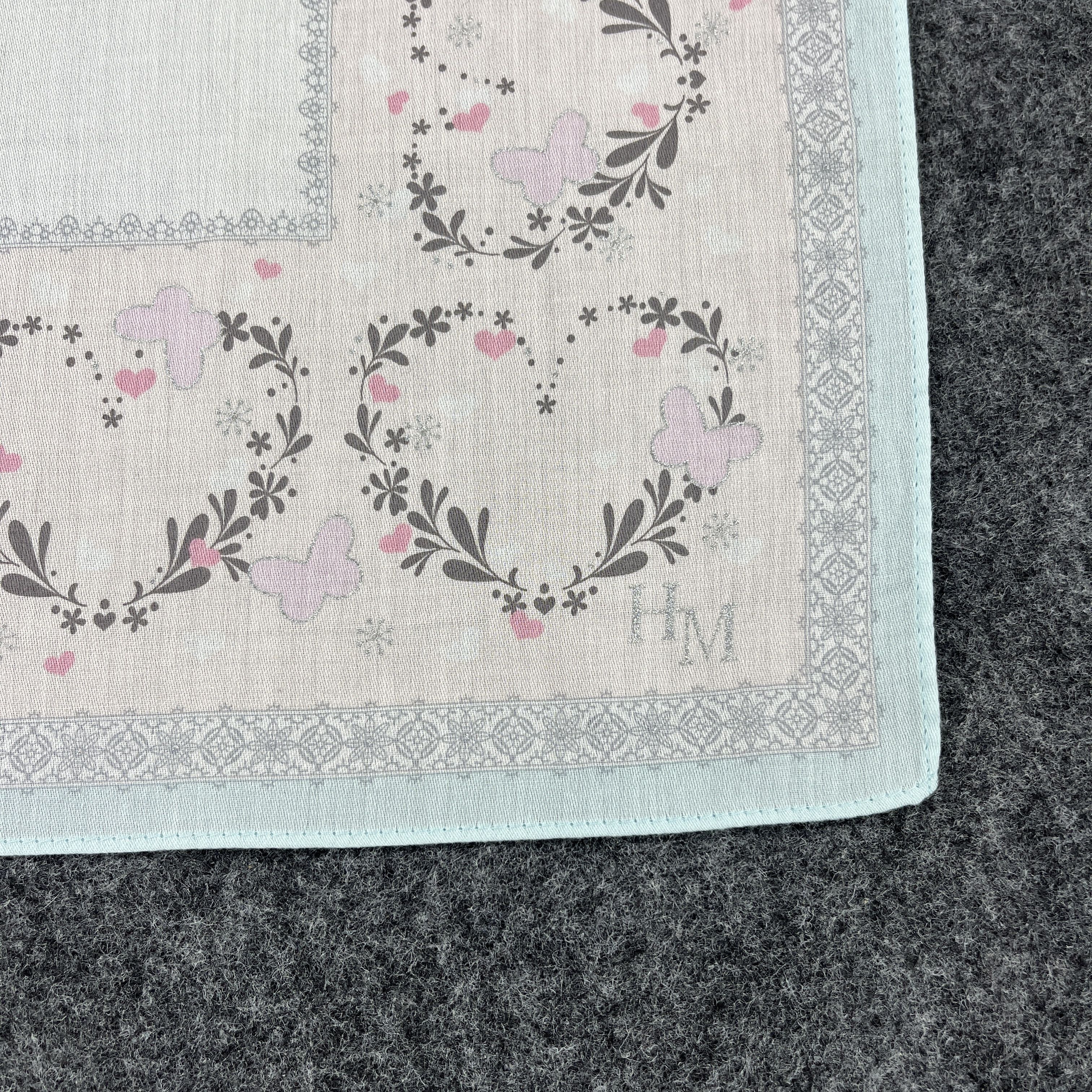 Japanese Brand Vintage Hanae Mori Bandana / Handkerchief / Neckerchief B298 Size ONE SIZE - 3 Thumbnail