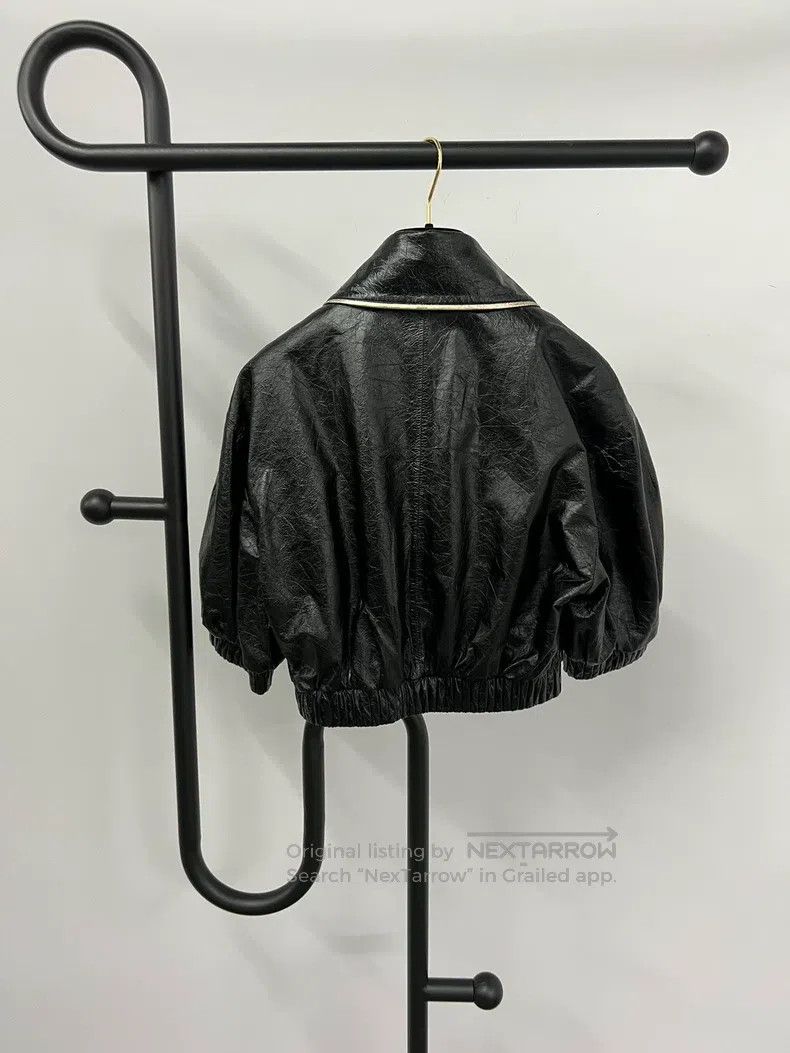 Chanel Chanel Black medium-sleeved short leather jacket Size XS / US 0-2 / IT 36-38 - 2 Thumbnail