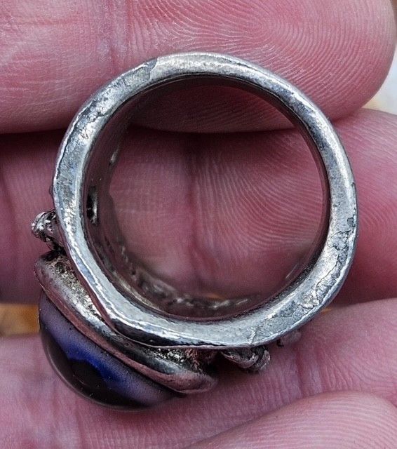 Other Axel Stocks Prosthetic Cat Eye Ring Signed Size ONE SIZE - 7 Thumbnail