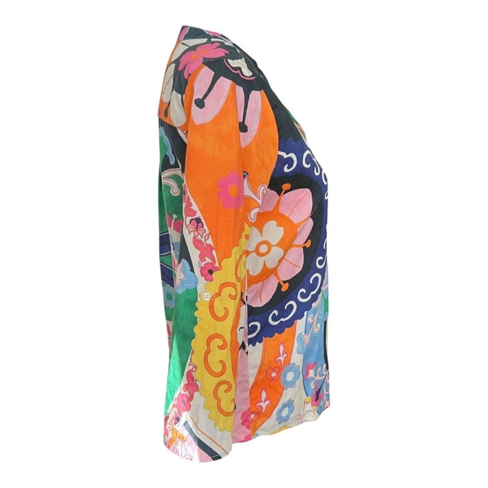 Vilagallo Nwt Vilagallo Colored Floral Print Top Size 34( US XS) Size XS / US 0-2 / IT 36-38 - 2 Thumbnail
