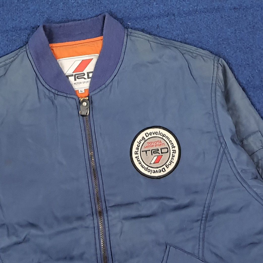 Japanese Brand Vintage 90s Toyota TRD Retro MA-1 Style Bomber C274N3 Size US L / EU 52-54 / 3 - 5 Thumbnail