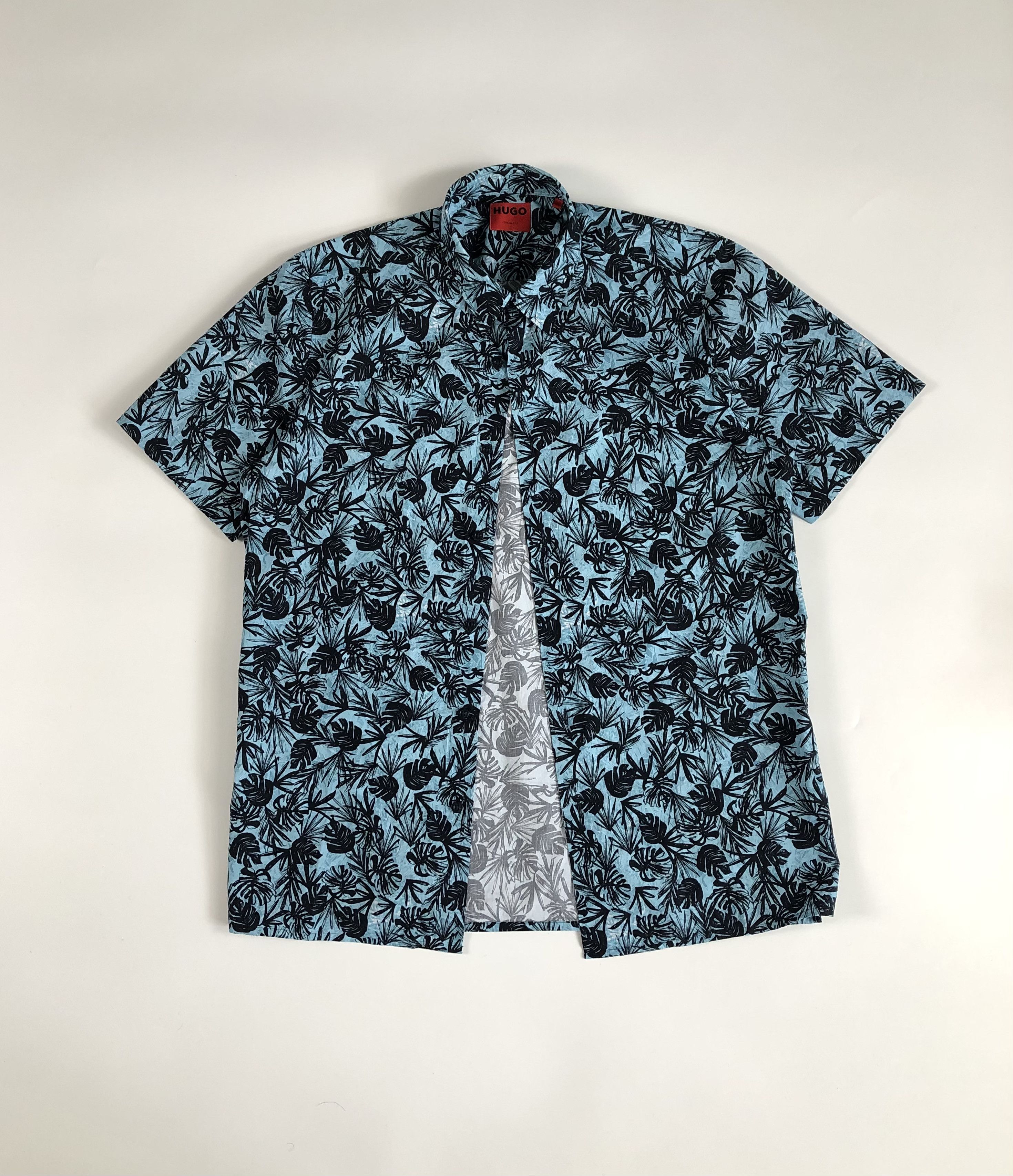 Hugo Hugo Boss Ebor Floral Hawaiian Print Casual Shirt Size US L / EU 52-54 / 3 - 1 Thumbnail