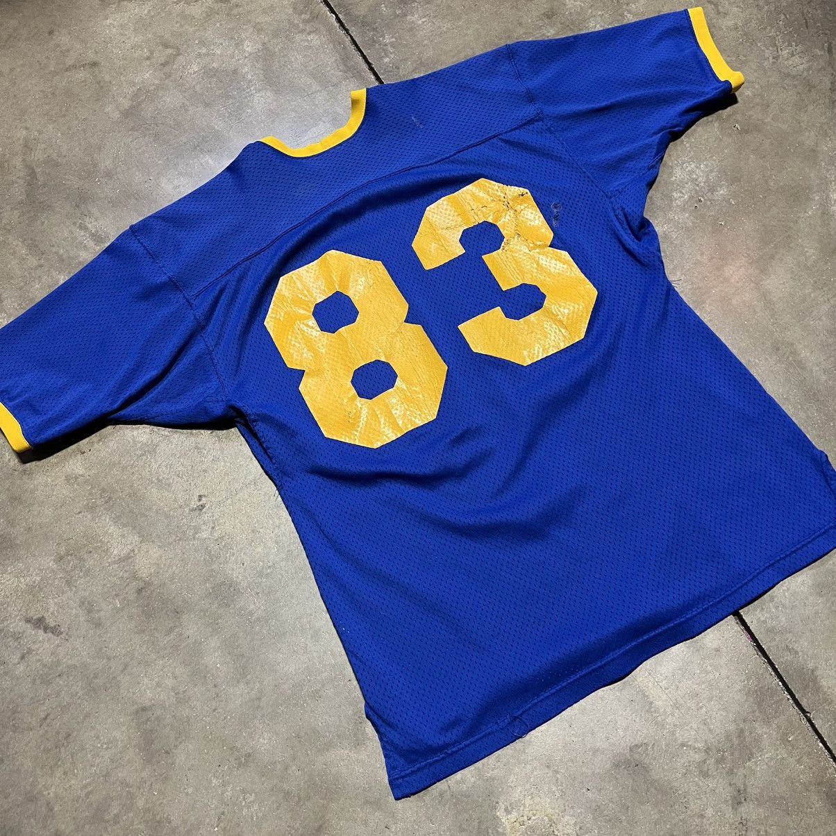 Vintage Vintage 80s Mesh Football Jersey Benton Ringer Warm Up USA Size US M / EU 48-50 / 2 - 7 Thumbnail