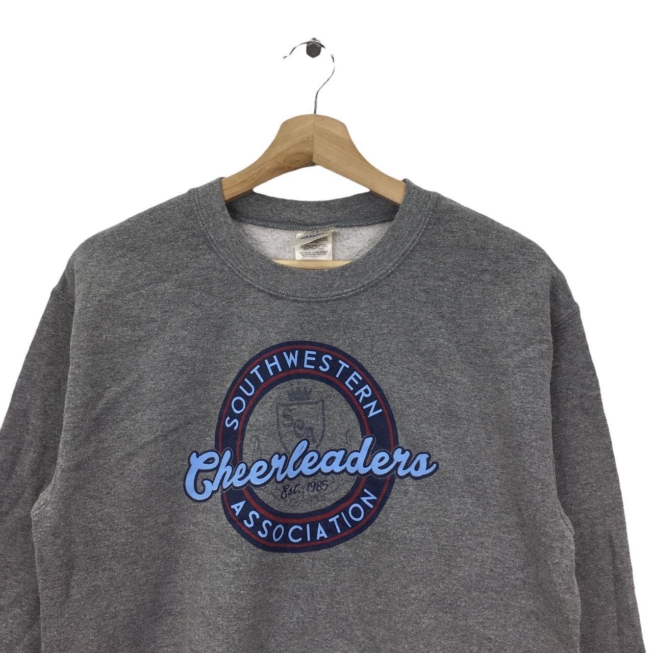 Vintage Vtg 90’ SOUTHWESTERN ASSOCIATION CHEERLEADERS Sweatshirt Size S / US 4 / IT 40 - 2 Thumbnail