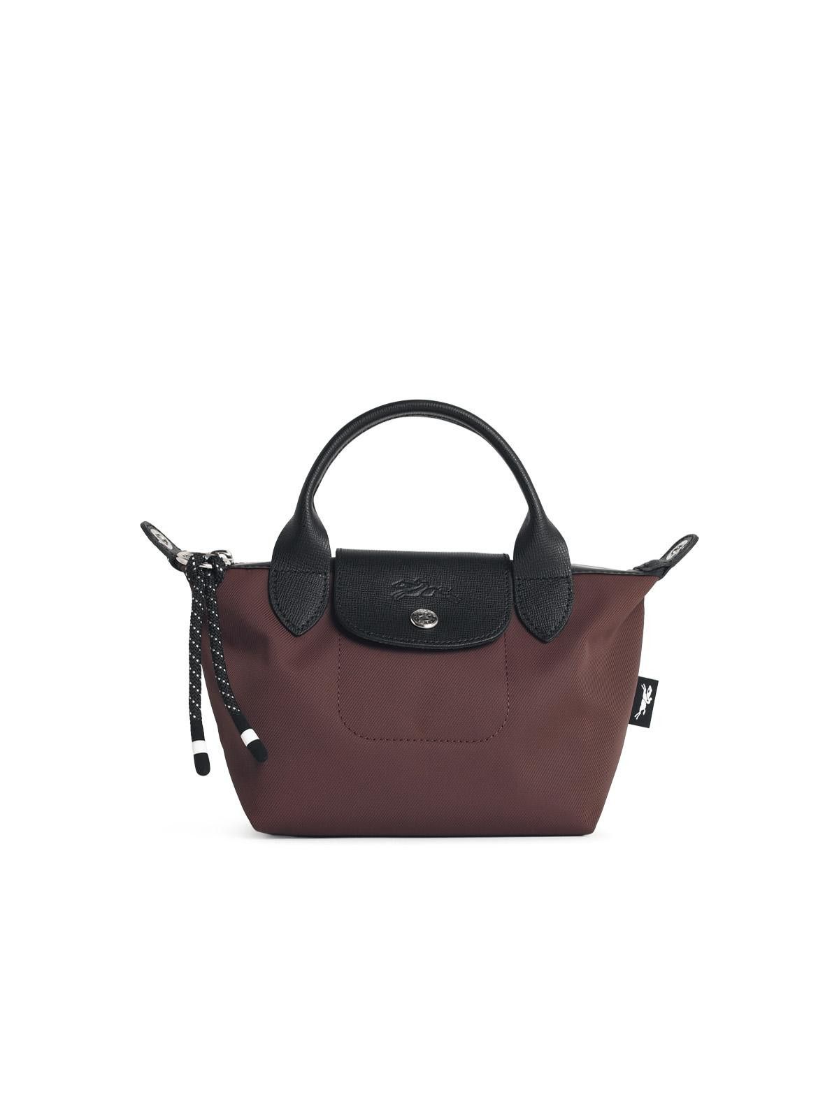 Longchamp LONGCHAMP Bag With 'Xs Le Pliage Energy' Handle In Tela Cocoa Size ONE SIZE - 1 Thumbnail