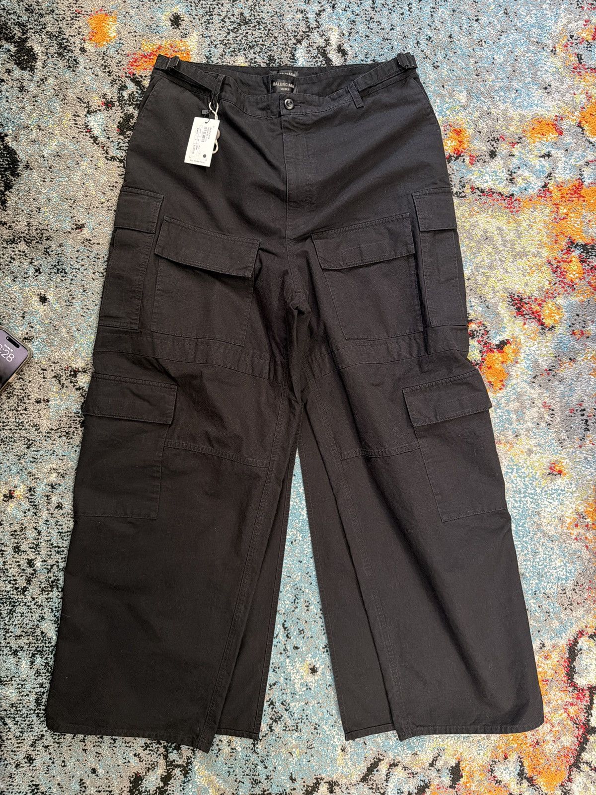 Balenciaga $2,500 2in1 double waist hybrid cargo/maxiskirt Size US 36 / EU 52 - 1 Thumbnail