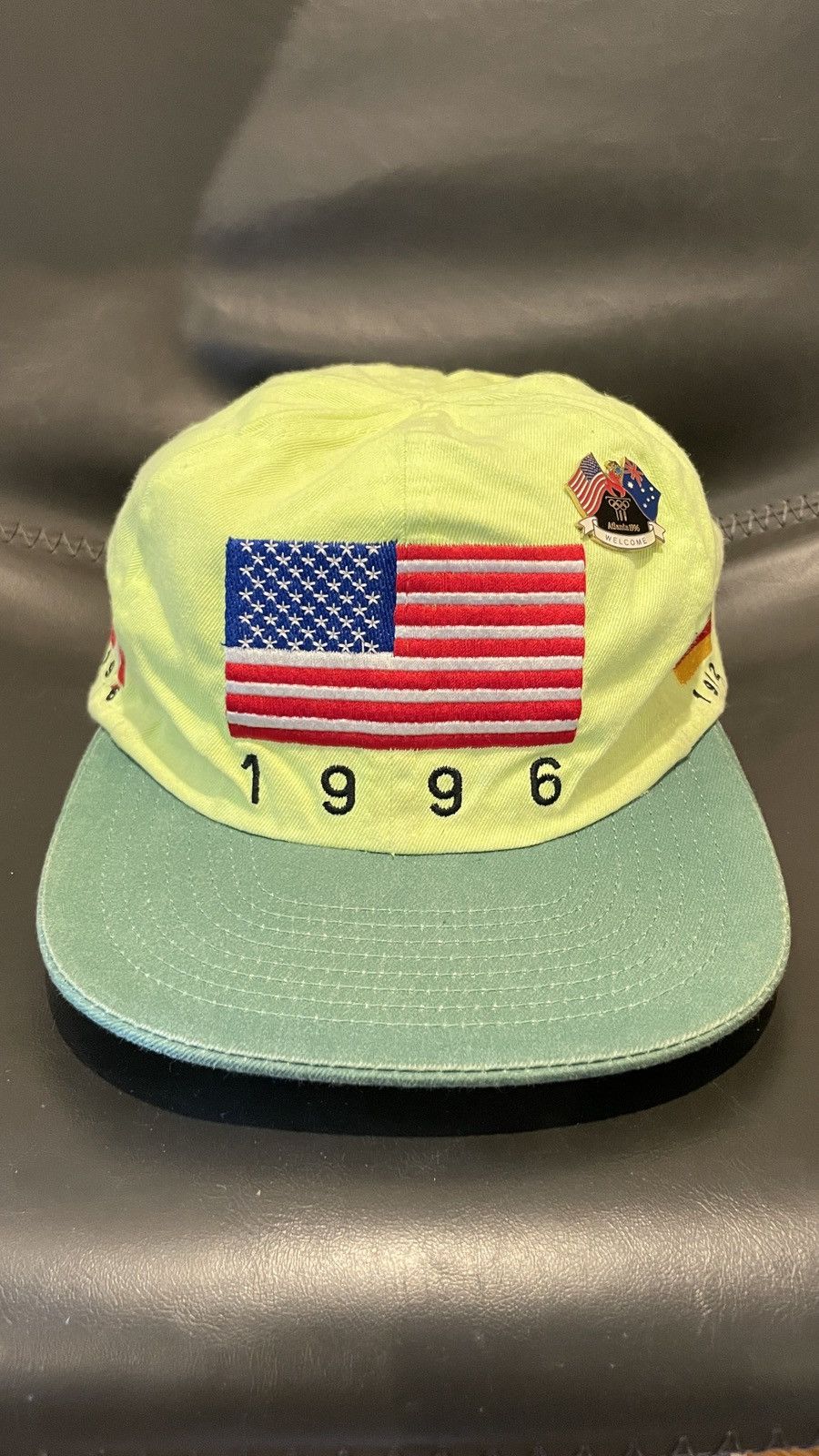 USA Olympics Vintage 1996 USA Olympics Limited Reversible Atlanta Hat Size ONE SIZE - 5 Thumbnail