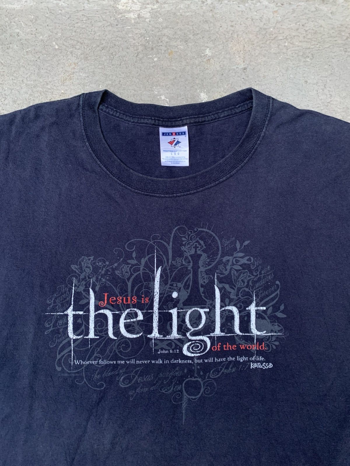 Jesus is the light of the world, twilight rip off t-shirt