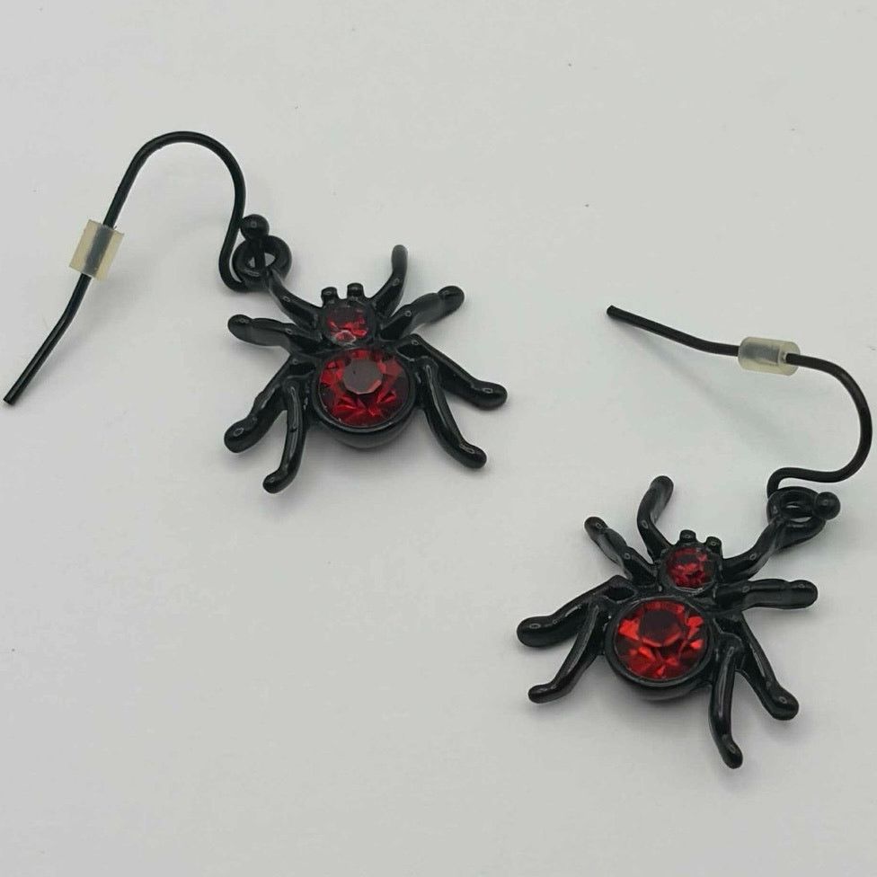 Other Red & Black Spider Earrings Size ONE SIZE - 3 Thumbnail