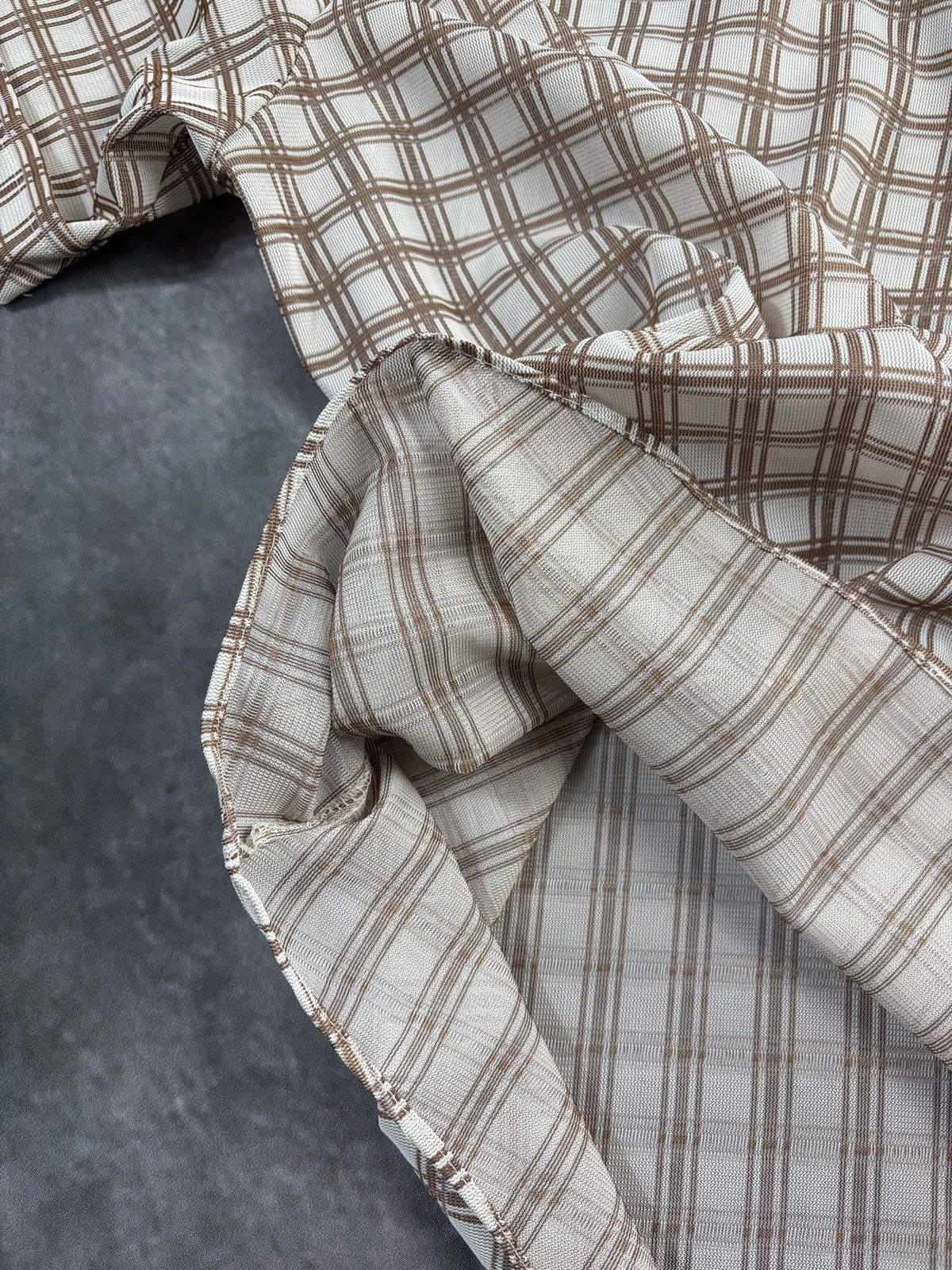 Vintage 1960s Sheer Shortsleeve Shirt True Vintage Mesh Straight Hem Size US M / EU 48-50 / 2 - 4 Thumbnail