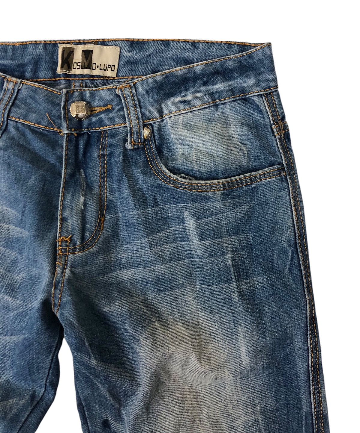 Japanese Brand Japan Brand Kosmo Lupo Embroidery Low Rise Denim Jeans Size US 30 / EU 46 - 7 Thumbnail
