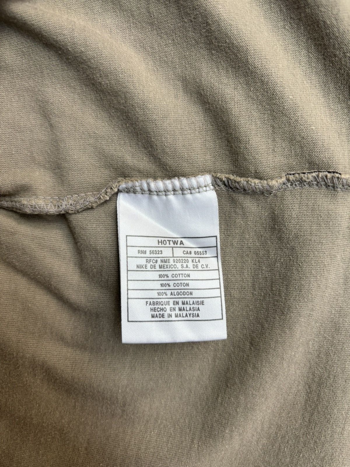 Nike Nike Light Brown Longsleeve T-Shirt US L Size US L / EU 52-54 / 3 - 5 Thumbnail