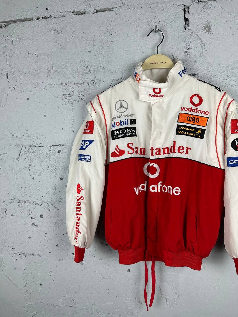 Mercedes-Benz × Vintage Vintage Mercedes-Benz Lewis Hamilton Mobil 1 Racing Jacket Size S / US 4 / IT 40 - 2 Thumbnail