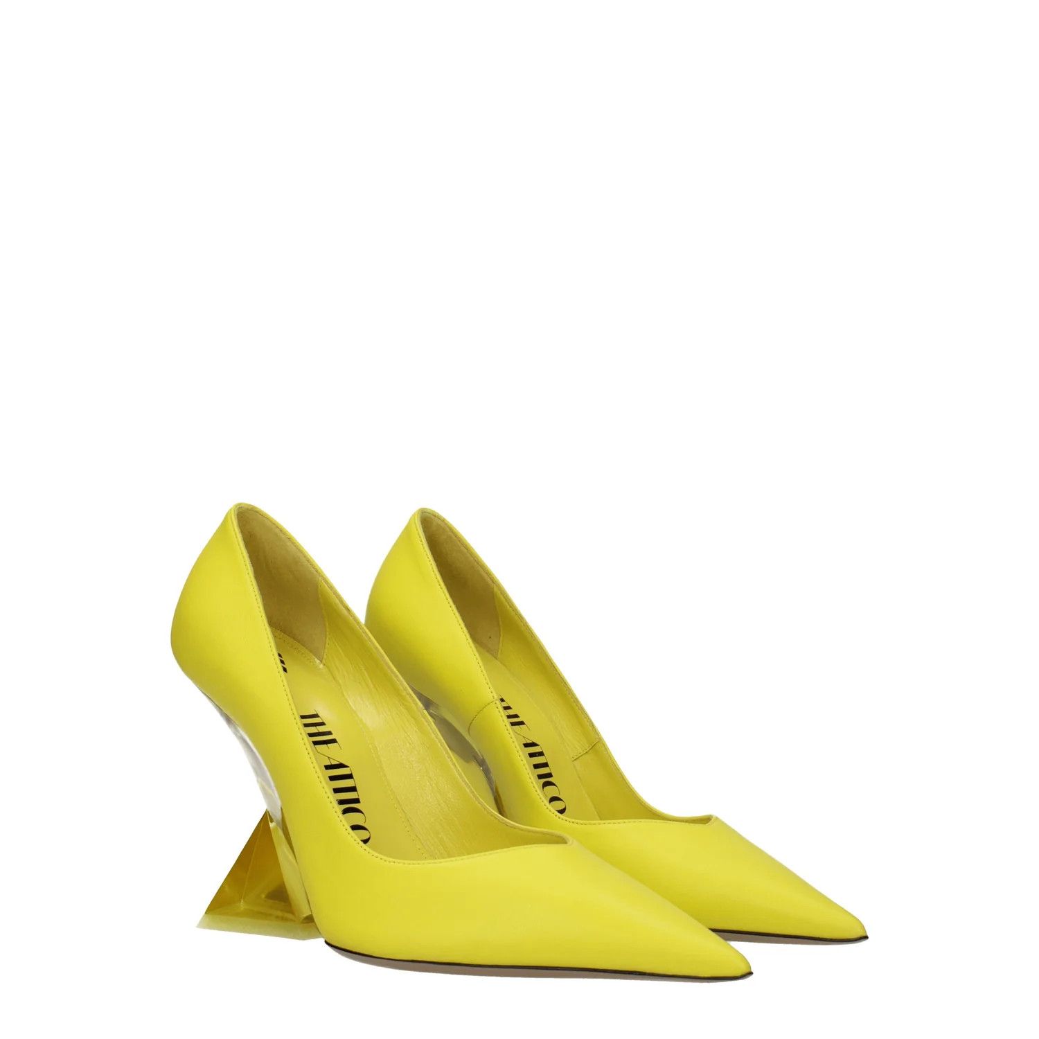 The Attico ob1o1e1224 Leather Pumps in Yellow Size US 8 / IT 38 - 2 Thumbnail