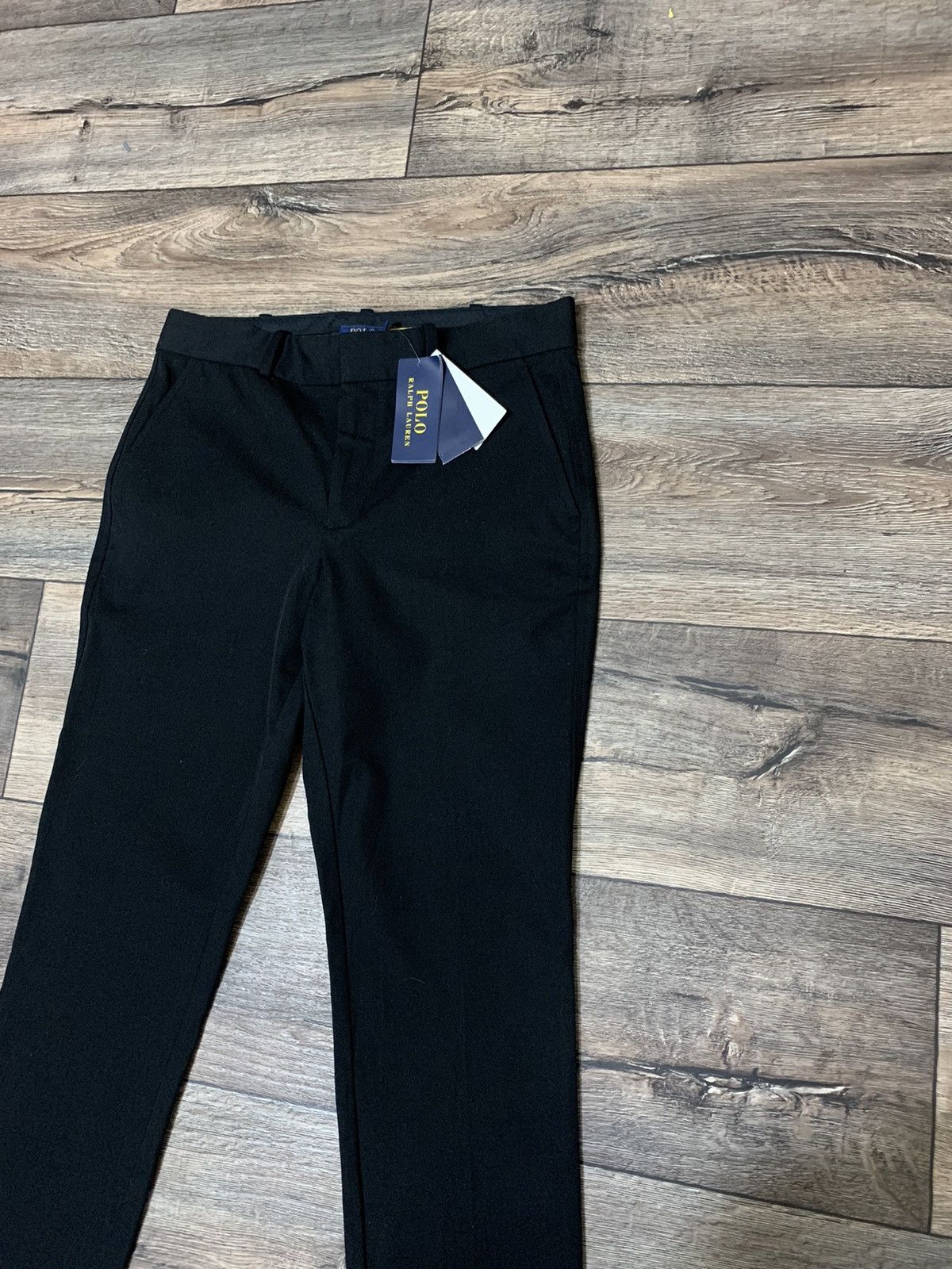 Polo Ralph Lauren × Ralph Lauren Polo Ralph Lauren Women’s Black Stretch Cropped Pants Size S Size 27" / US 4 / IT 40 - 2 Thumbnail