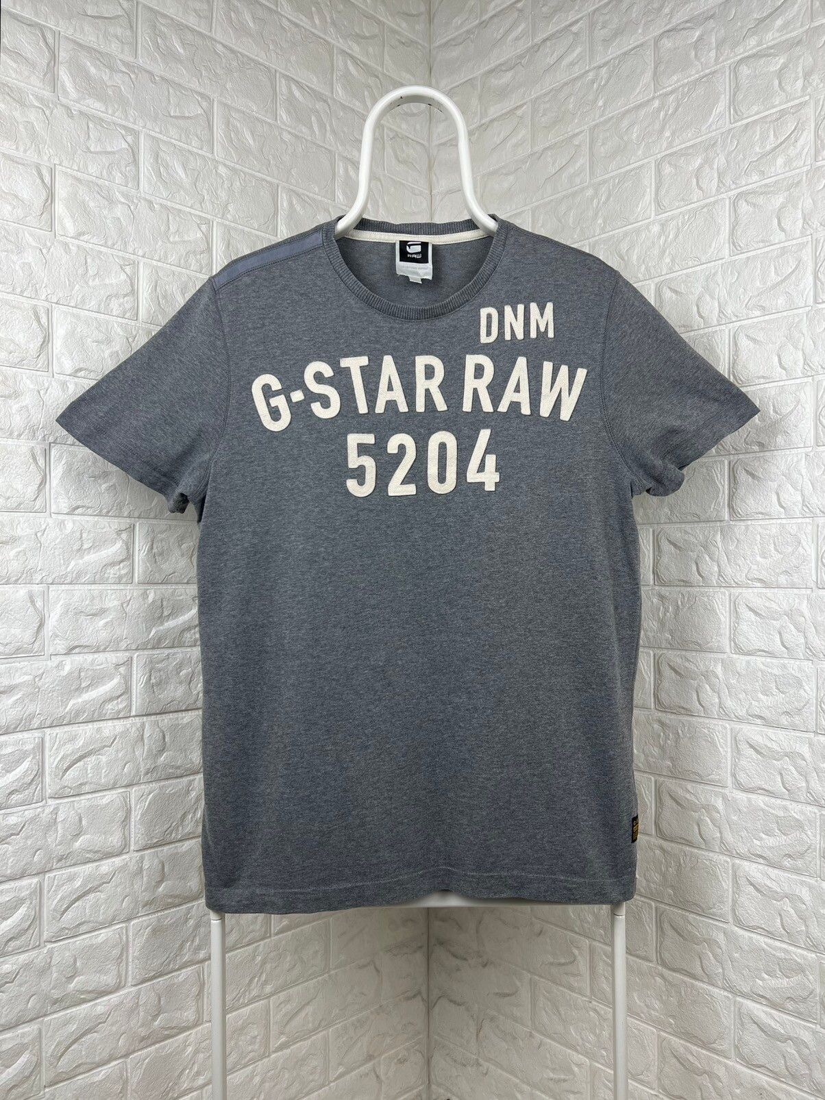 Pre-owned G Star Raw X Gstar G Star Raw Tee Size M In Grey
