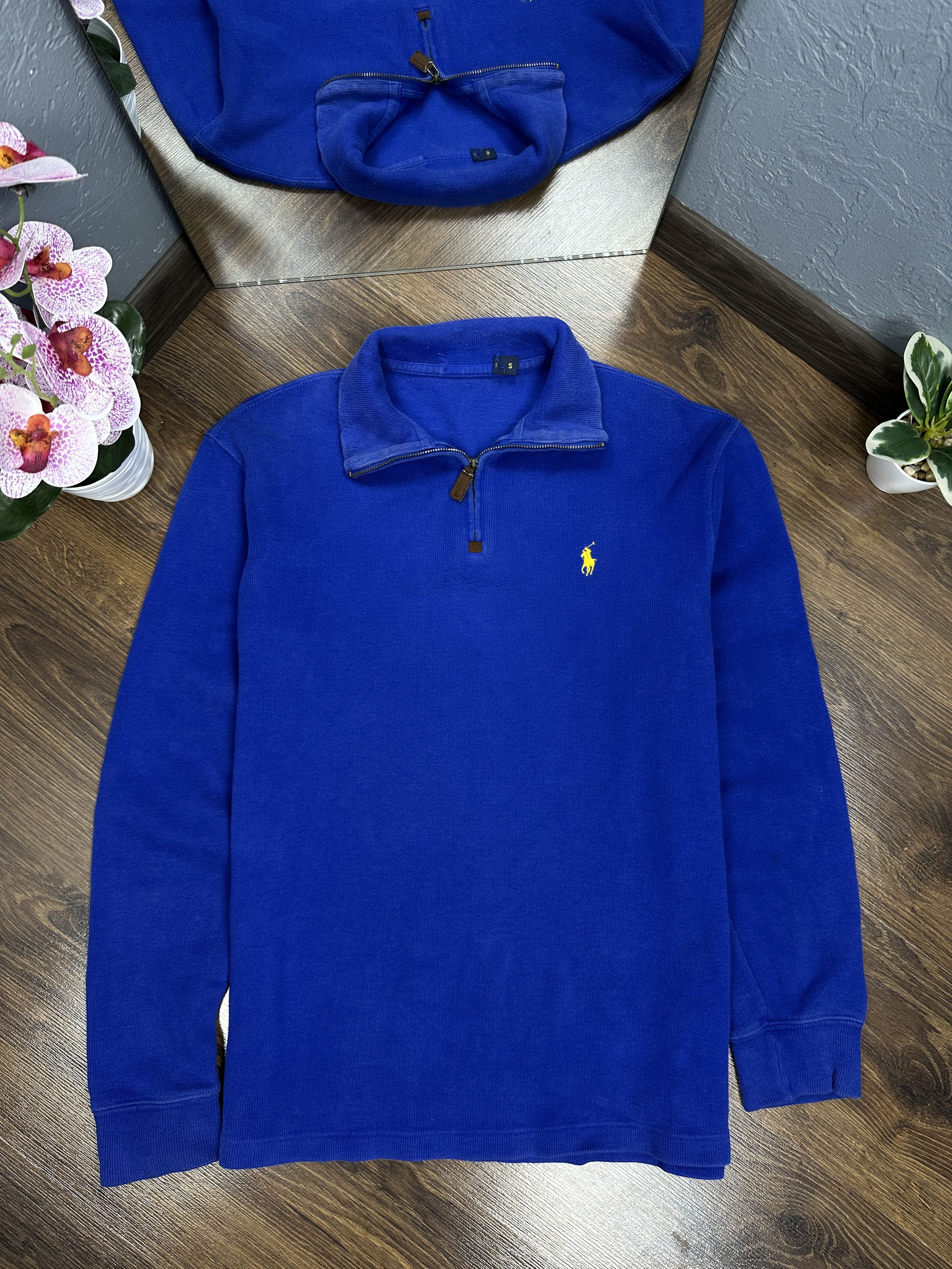 Polo Ralph Lauren Polo Ralph Lauren Vintage Quarter Zip Sweatshirt y2k Size US S / EU 44-46 / 1 - 1 Thumbnail