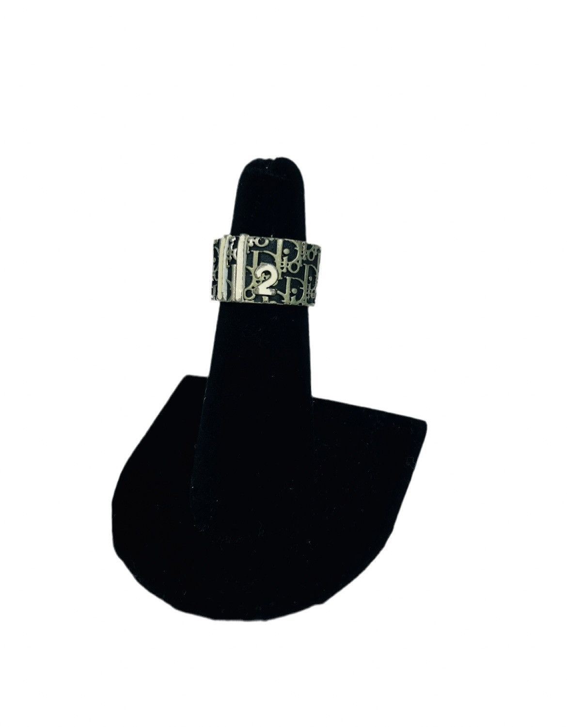 Dior Dior Black Trotter 2 Ring Size 5 Size ONE SIZE - 1 Thumbnail