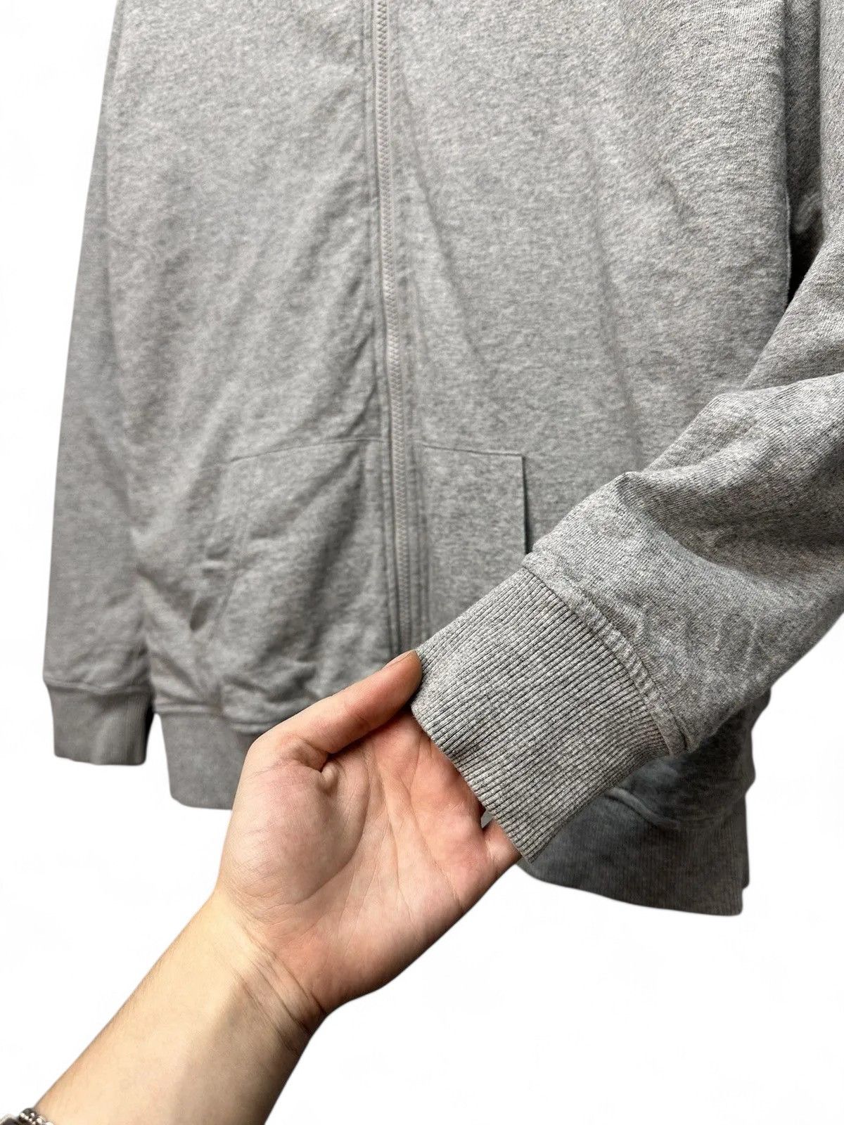 Japanese Brand Vintage Laundry Grey Zip Hoodie with Camo Fur Hood Size US M / EU 48-50 / 2 - 4 Thumbnail