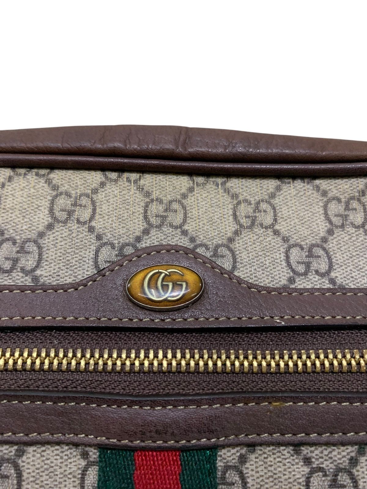 Gucci 🔥VTG GUCCI GG MONOGRAM OPHIDIA SLING BAG Size ONE SIZE - 4 Thumbnail