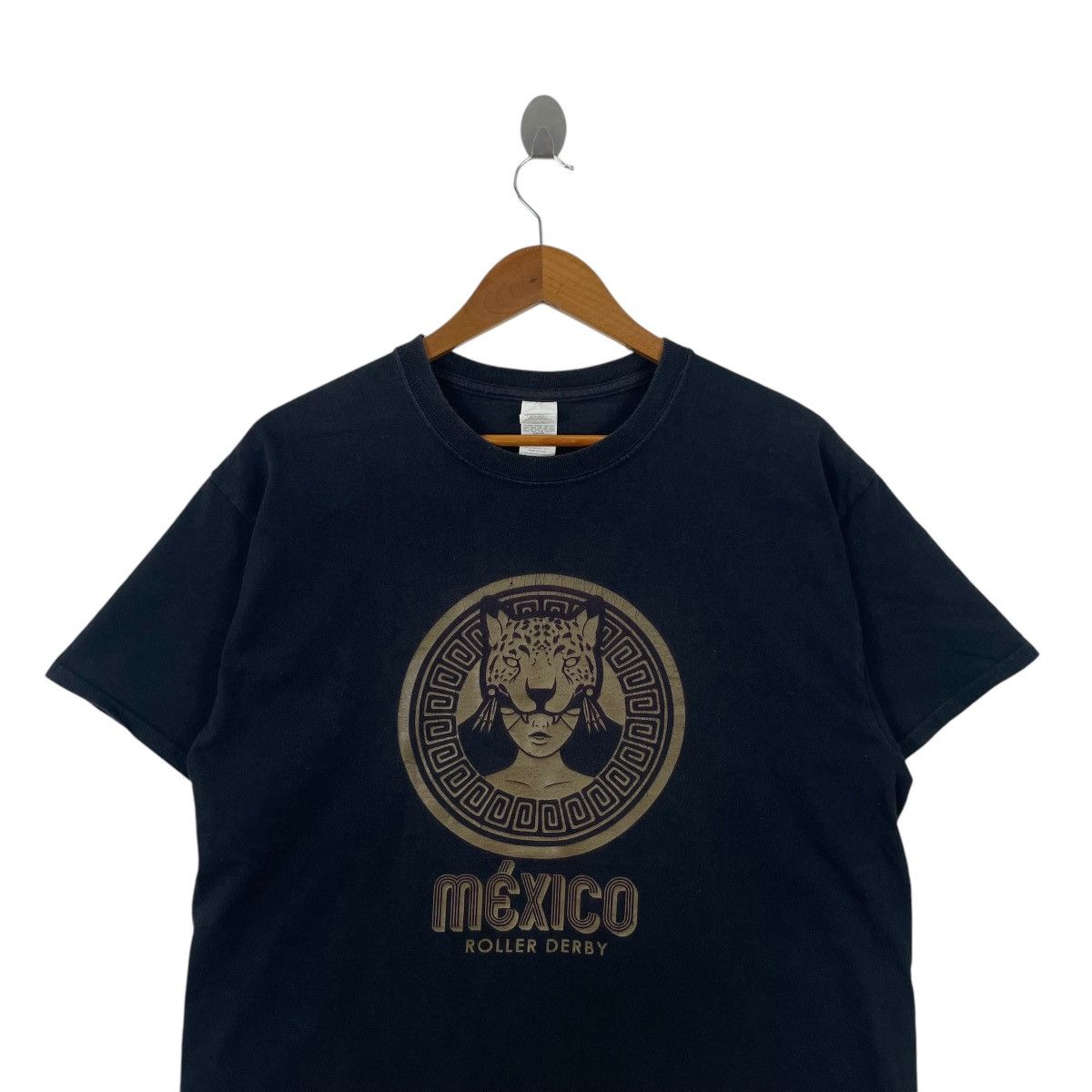 Gildan Mexico Team Roller Derby Tee Shirt Size US L / EU 52-54 / 3 - 2 Thumbnail