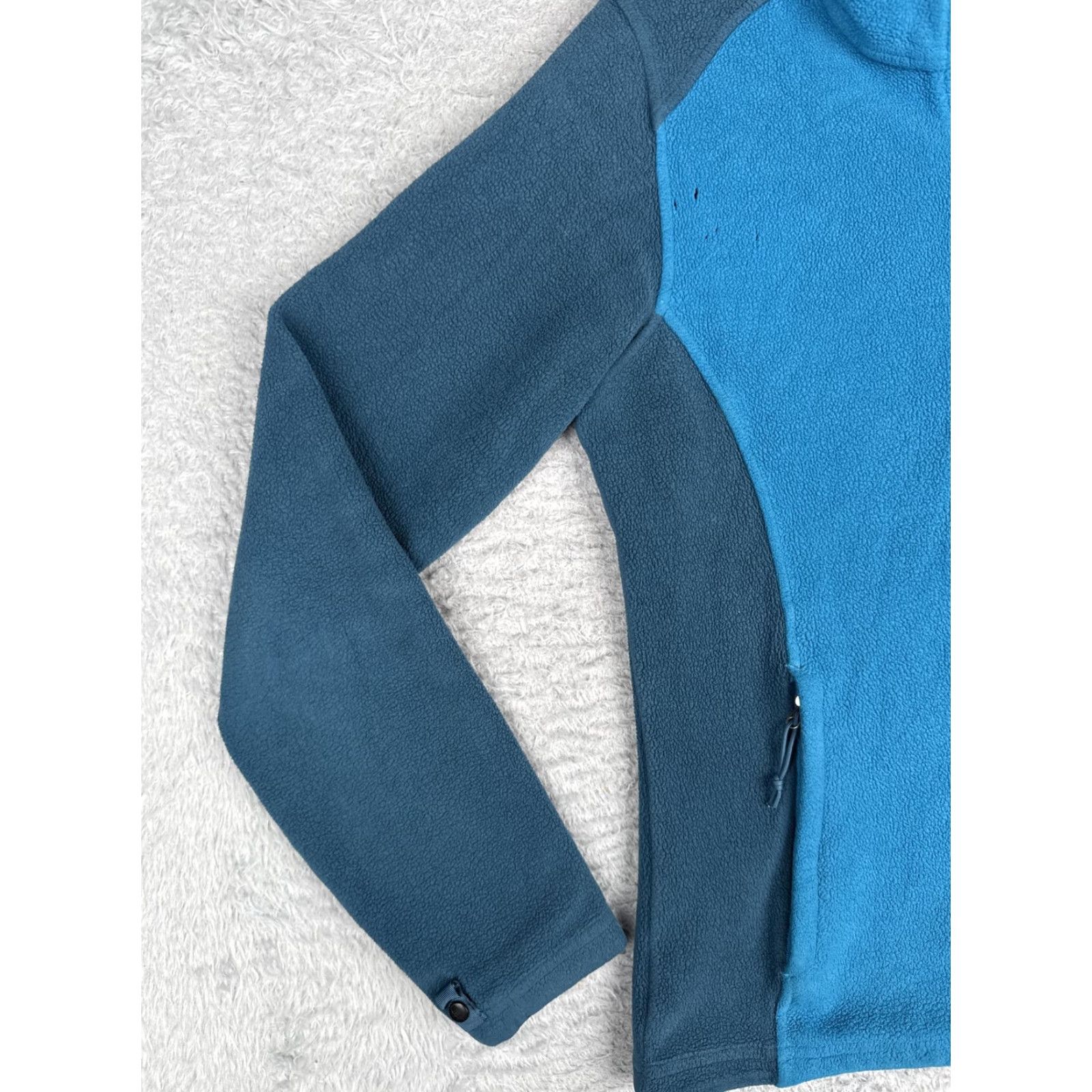The North Face The North Face Jacket Womens Small Blue Fleece Full Zip Mock Neck Outdoor Hiking Size S / US 4 / IT 40 - 6 Thumbnail