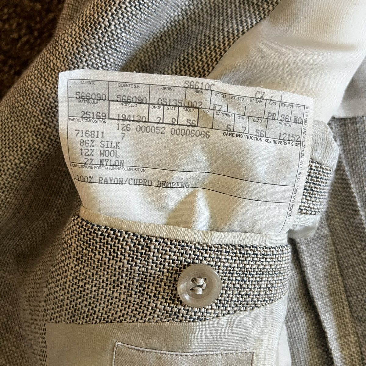 Ermenegildo Zegna Ermenegildo Zegna Soft 46R Blazer Silk Wool Gray Sport Coat Size 46R - 5 Thumbnail