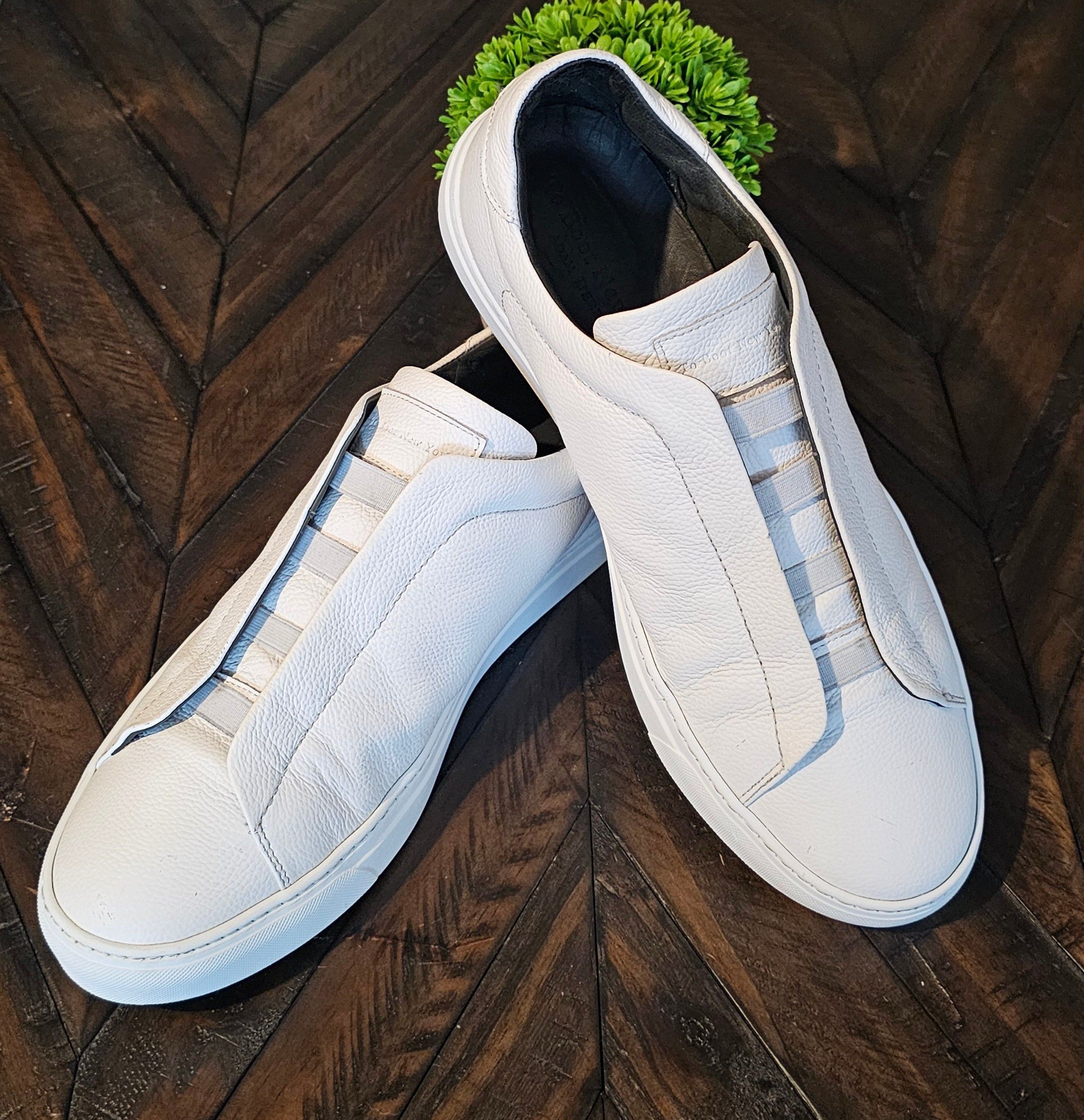 To Boot New York To Boot NY Bolla White Leather Sneakers Men's 11 EUC Size US 11 / EU 44 - 1 Thumbnail