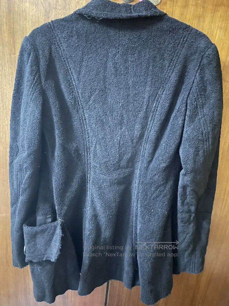 Yohji Yamamoto Yohji Yamamoto Collections Black Plush Jacket Size US M / EU 48-50 / 2 - 4 Thumbnail