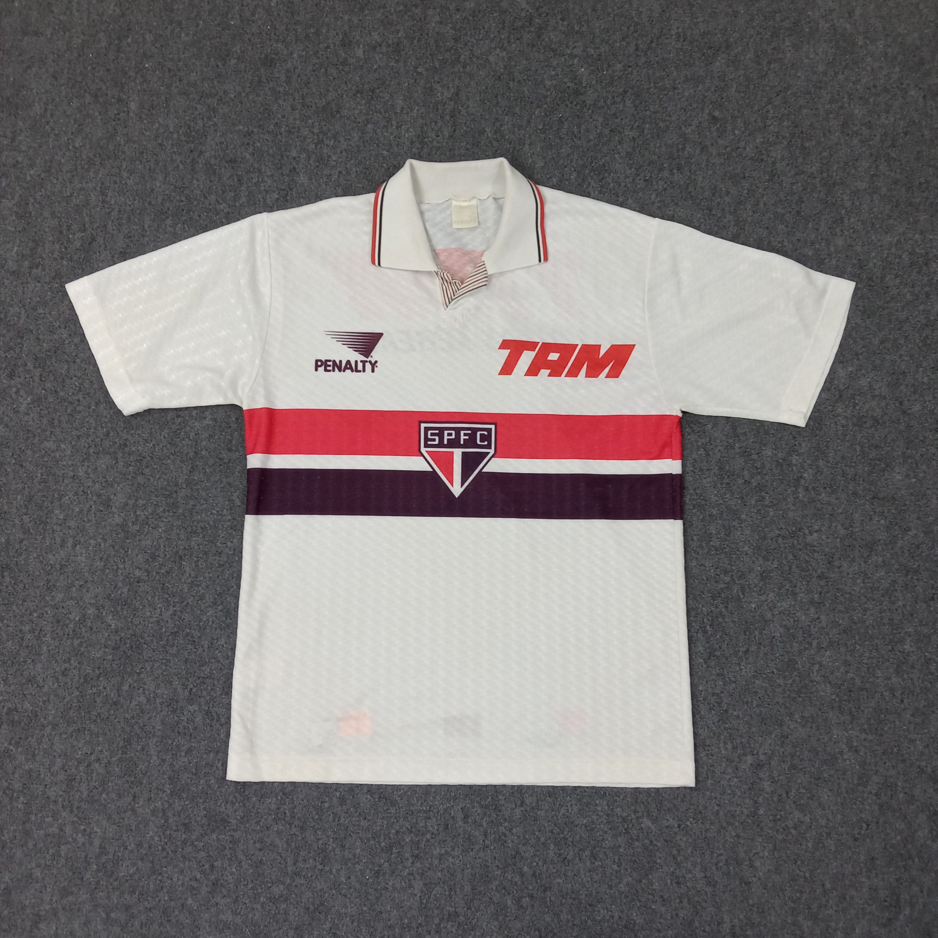 Vintage 90's Sam Paolo Penalty Football Club Brazil Jersey C223N49 Size US M / EU 48-50 / 2 - 1 Thumbnail