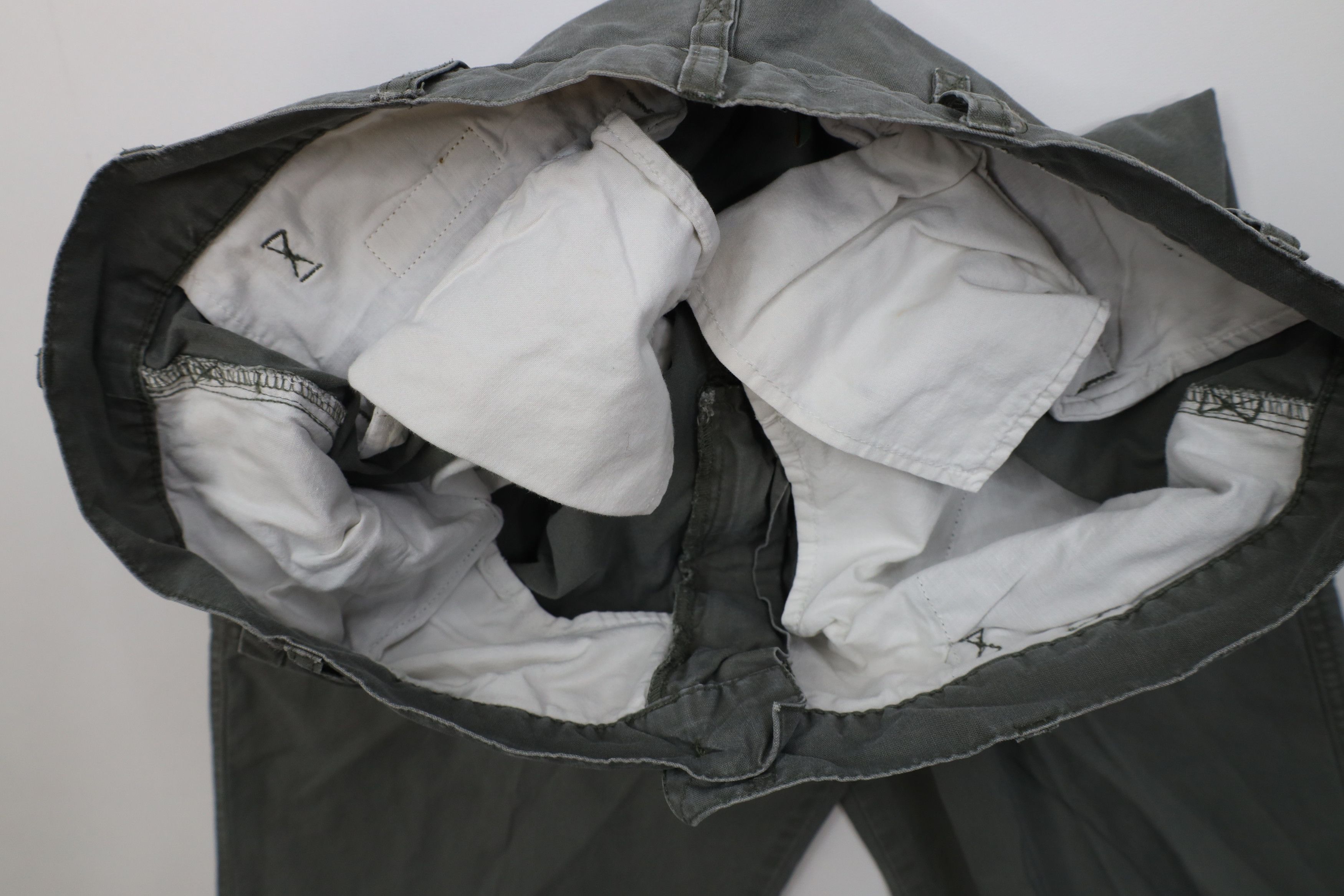 Cabelas Vintage 90 Y2K Cabelas Wide Leg Cargo Pants Green Cotton Size US 36 / EU 52 - 8 Thumbnail