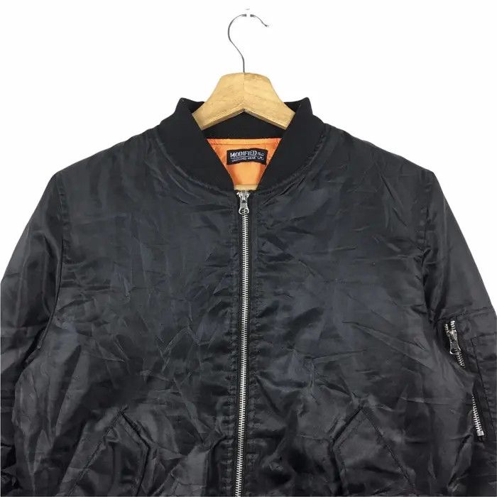 Vintage Vtg MA-1 BOMBER FLIGHT Jacket Military Air Force Jacket Size US M / EU 48-50 / 2 - 2 Thumbnail